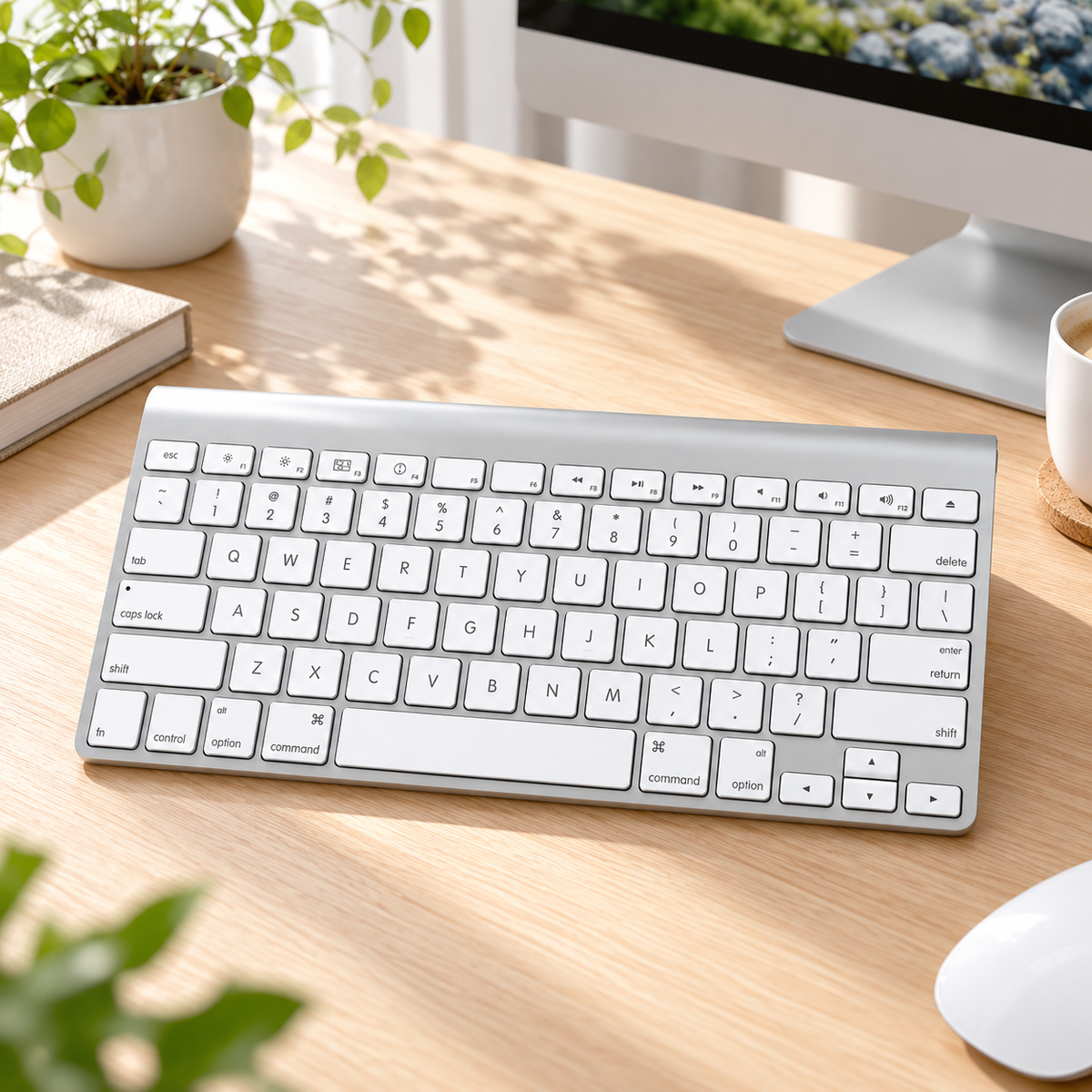 Clavier Sans Fil Minimaliste Pour Bureau Et Maison
