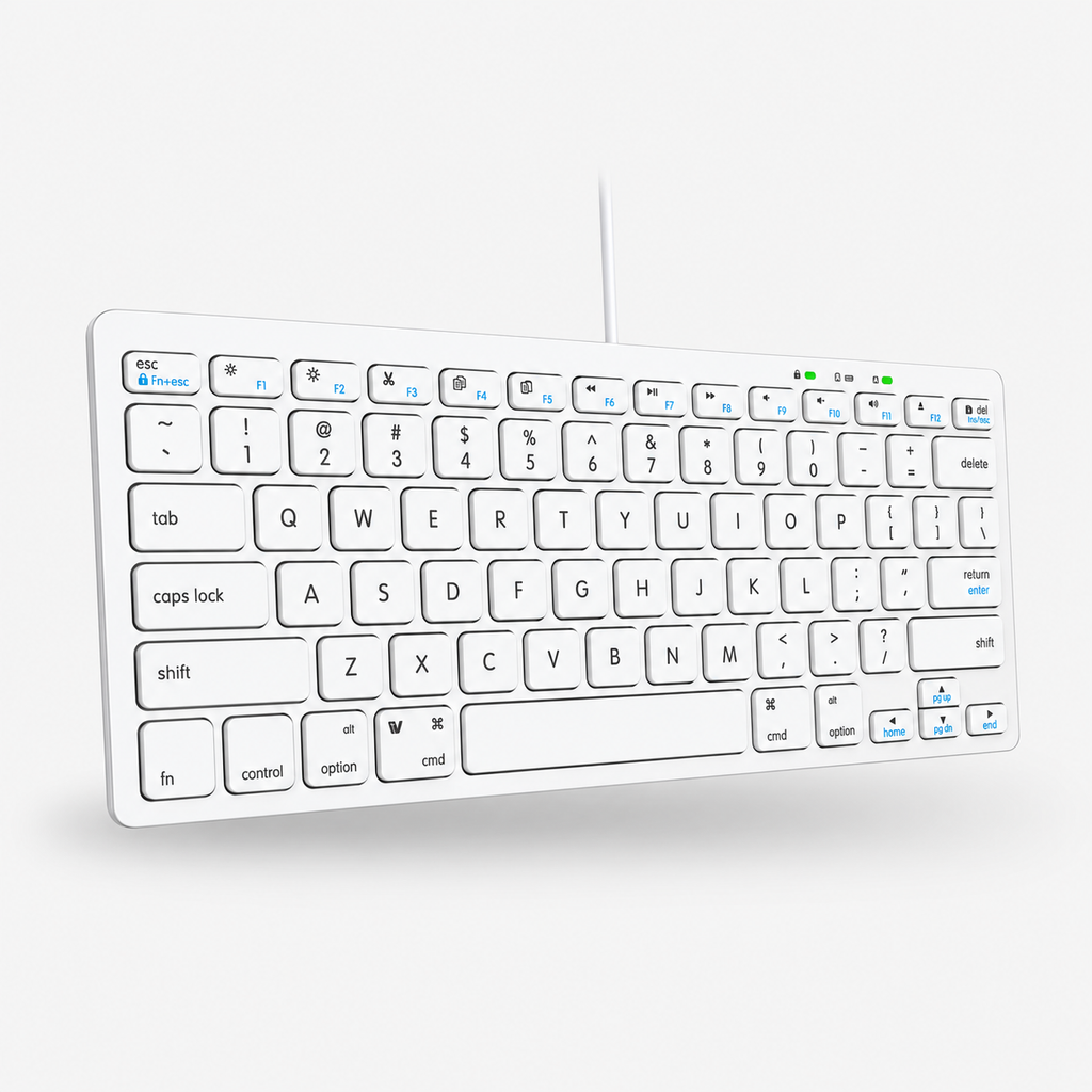 Clavier Filaire Usb Compact Disposition À Touches Silencieuses