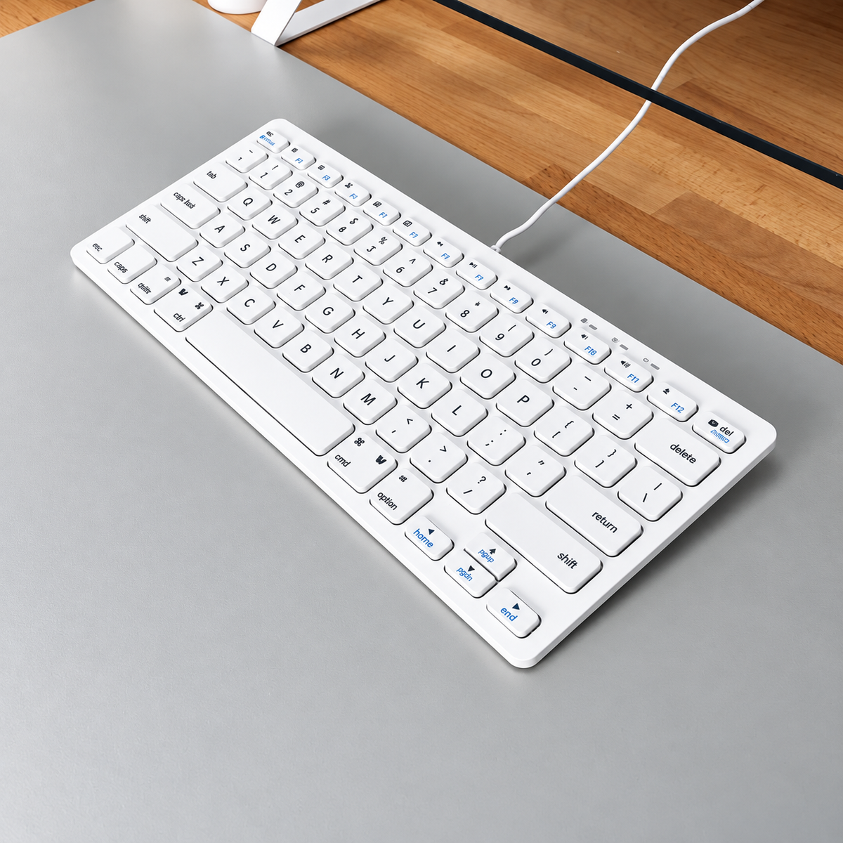 Clavier Filaire Usb Compact Disposition À Touches Silencieuses