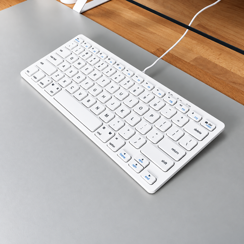 Clavier Filaire Usb Compact Disposition À Touches Silencieuses