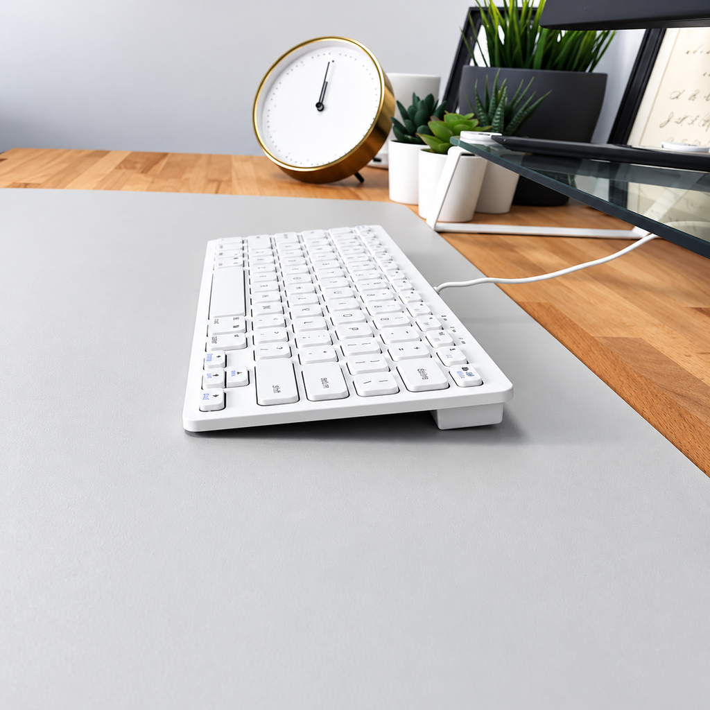 Clavier Filaire Usb Compact Disposition À Touches Silencieuses