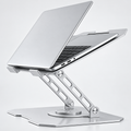 Support D’ordinateur Portable Pliable Rotatif À 360° En Acier Plein